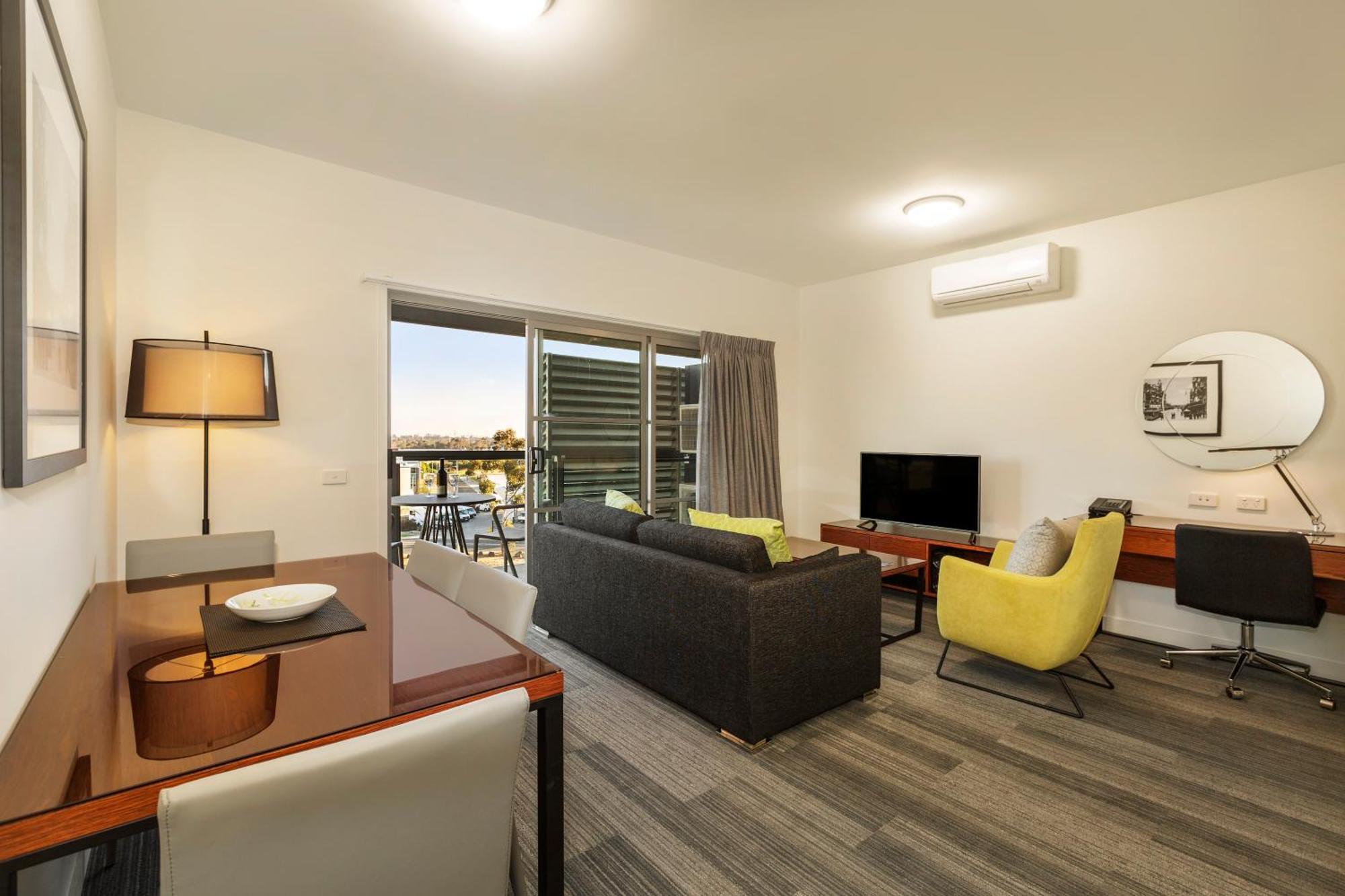 One-Bedroom Accessible Apartment Balcony