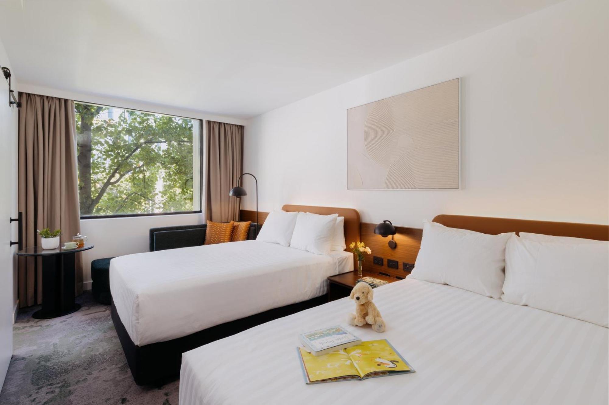 Standard Double Room Two Double Beds City View